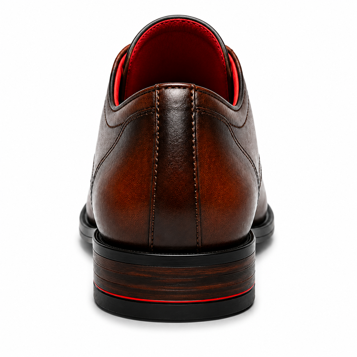 Mokasyny męskie Penny Slip-On — skóra wegańska, podeszwa kauczukowa — Masdola, ujęcie 4